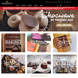 A complete backup of valrhona-chocolate.com