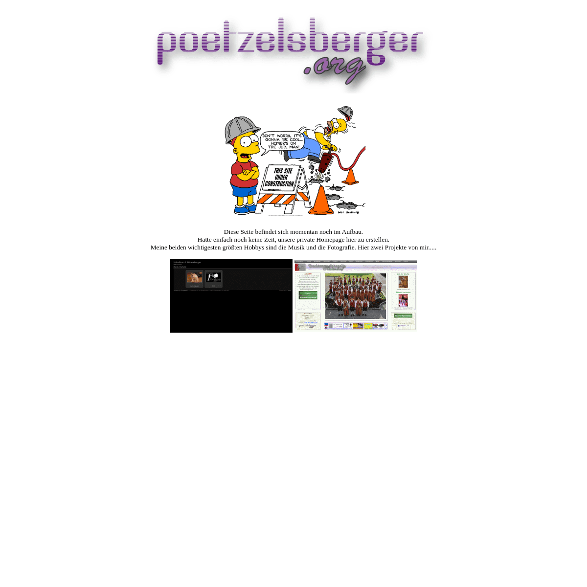 A complete backup of poetzelsberger.org