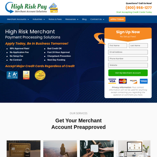 HighRiskPay.com â€“ High Risk Merchant Accounts Provider