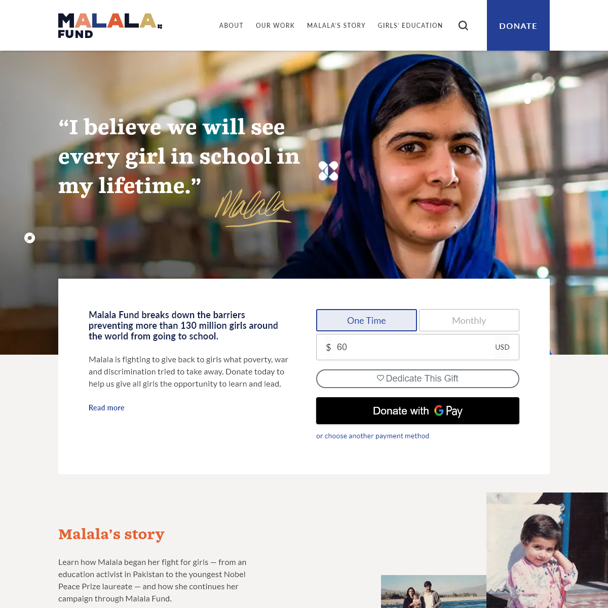 A complete backup of malala.org
