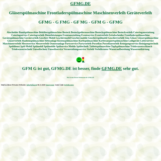 A complete backup of gfmg.de