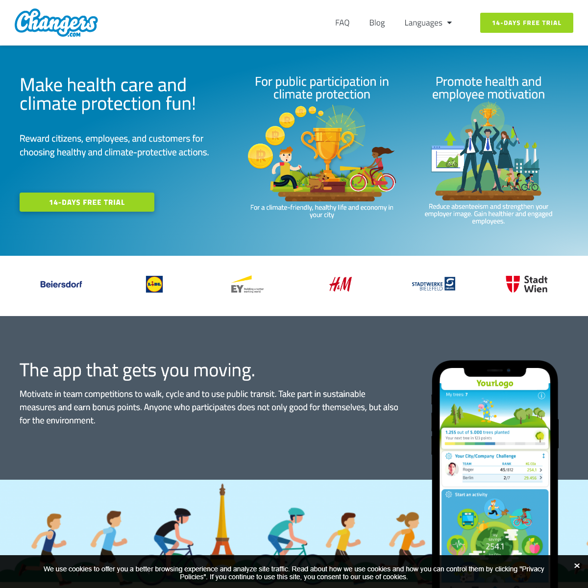Changers.com - Your bonus for health care and climate protection