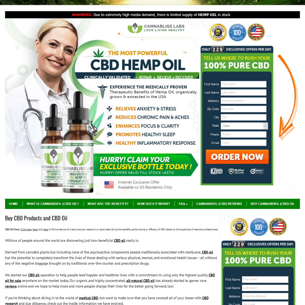 Buy CBD Products Online, CBD Oil For Sale, Reviews, Research, Facts