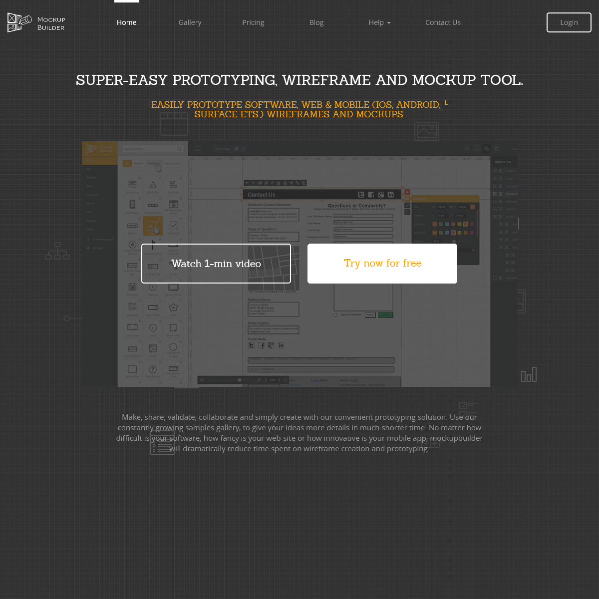 Download Mockup Builder Online Web Prototyping Wireframe Tools Software Archived 2021 06 15