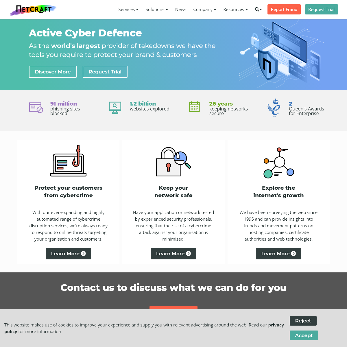 Netcraft - Internet Research, Cybercrime Disruption and PCI Security Services