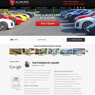 A complete backup of europeluxurycars.com