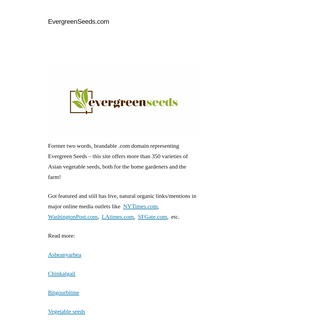 A complete backup of evergreenseeds.com