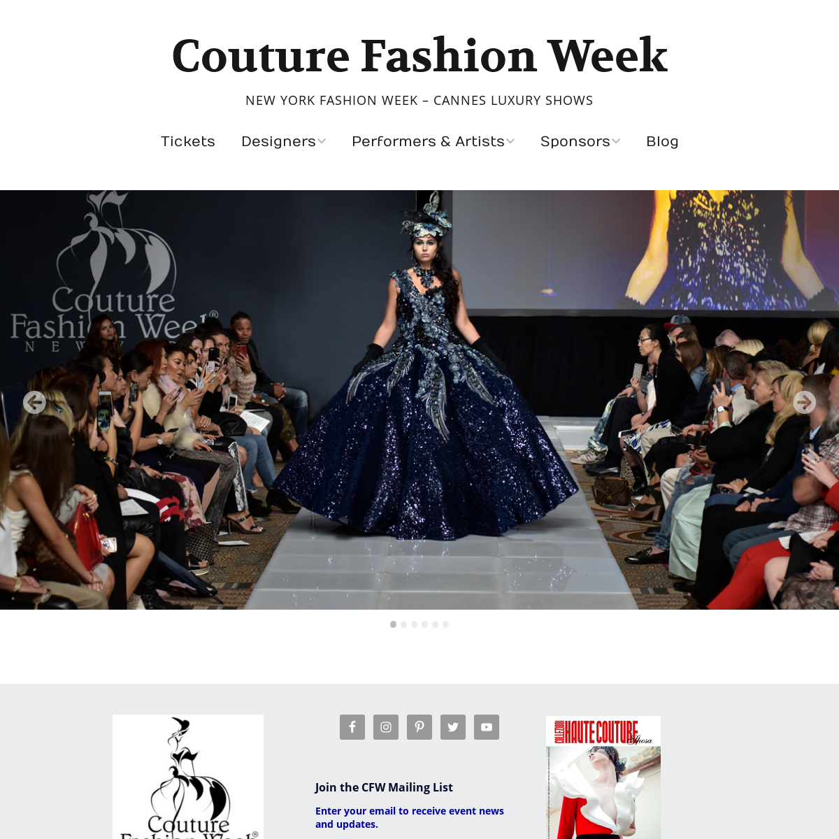A complete backup of couturefashionweek.com