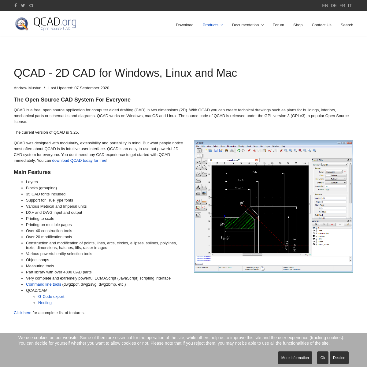 A complete backup of qcad.org