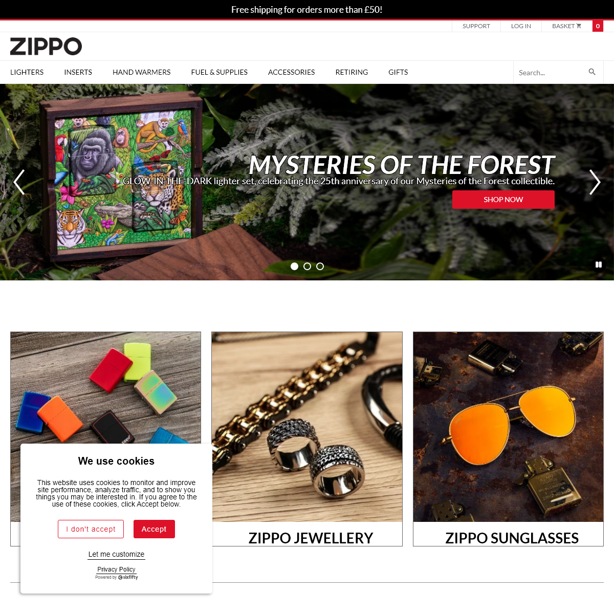 A complete backup of zippo.co.uk