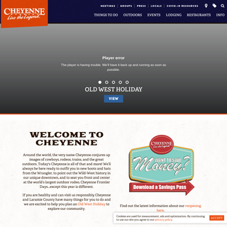 A complete backup of cheyenne.org