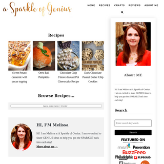HomePage - A Sparkle of Genius