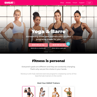 SWEAT - Workout At Home With Women Worldwide