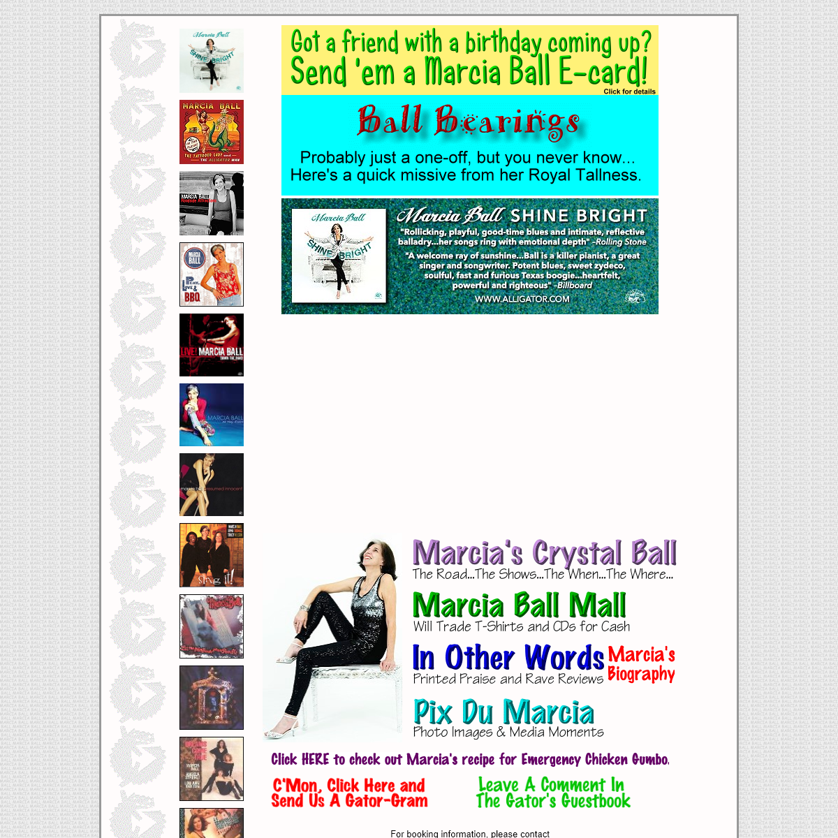 The Official Marcia Ball Web Site