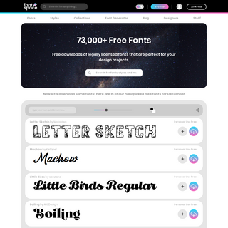Free Fonts - 73,000+ Font Downloads - FontSpace