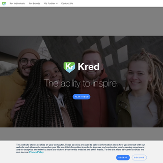 A complete backup of kred.com
