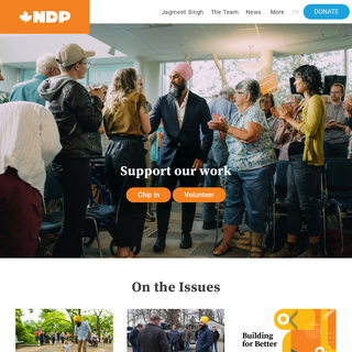 A complete backup of ndp.ca