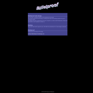 A complete backup of bulletproof-webdesign.com