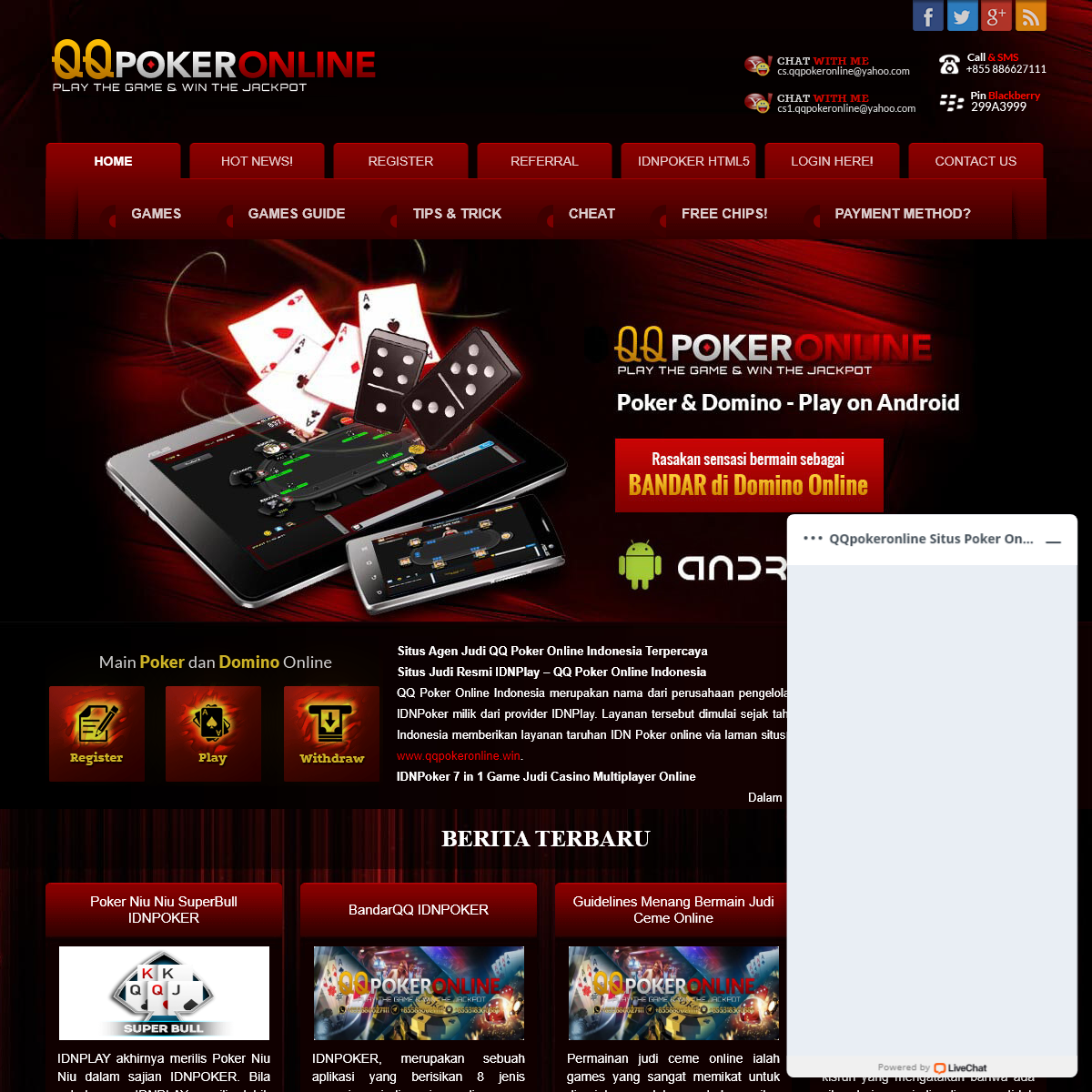 A complete backup of qqpokeronline.asia