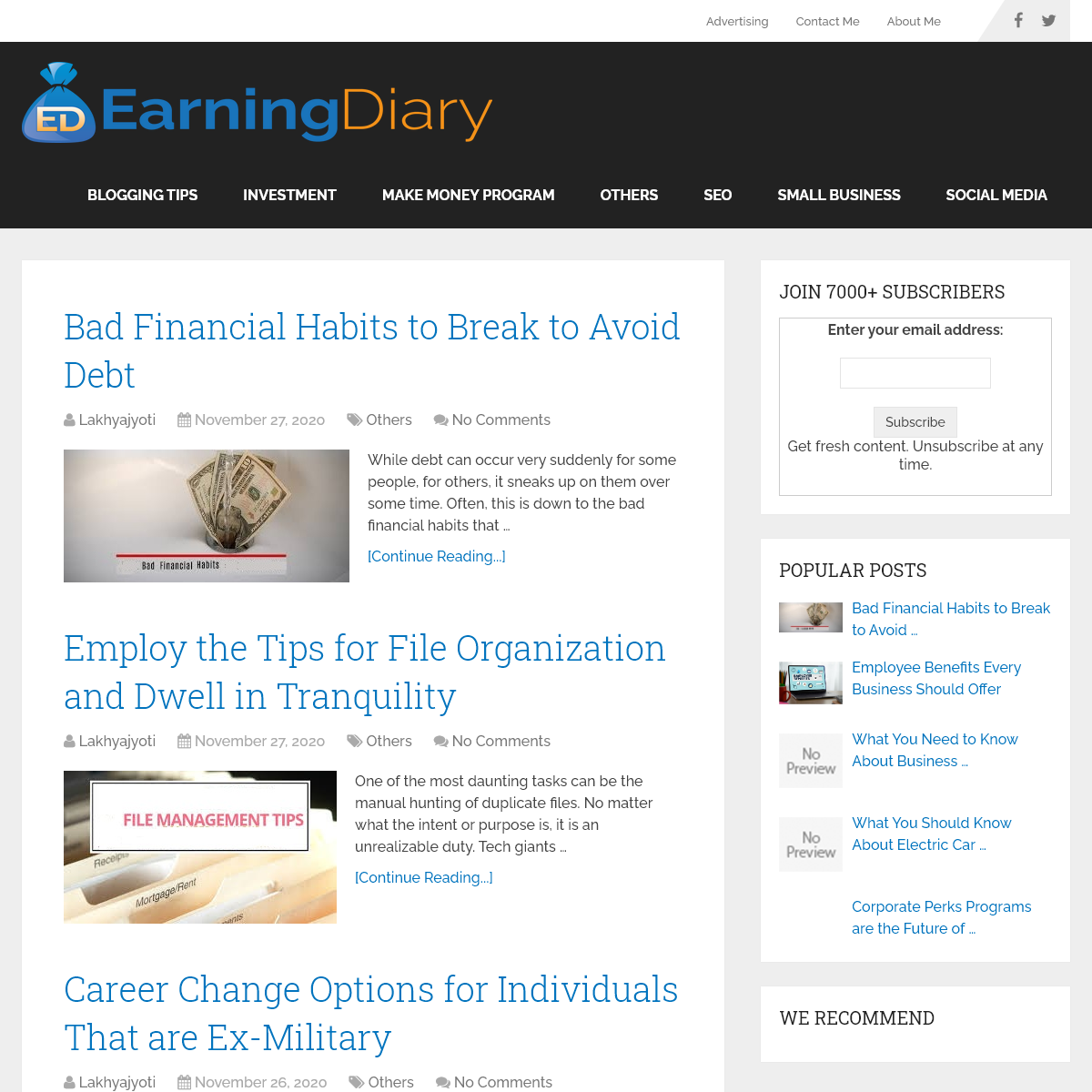 A complete backup of earningdiary.com