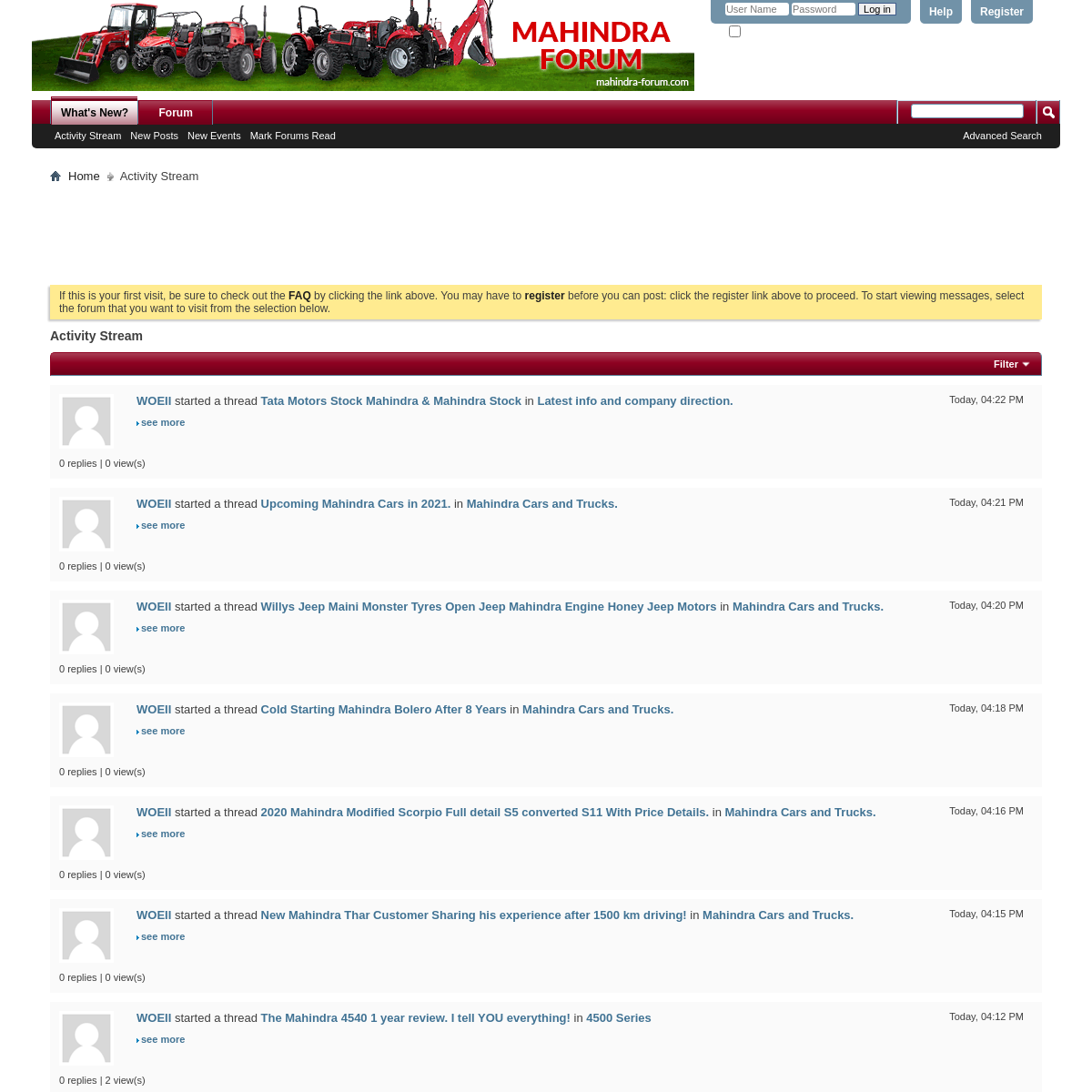 A complete backup of mahindra-forum.com