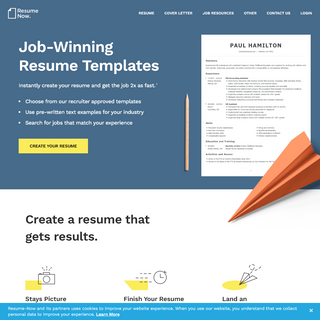 A complete backup of resume-now.com