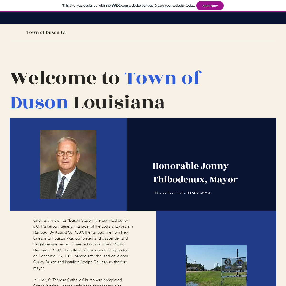 A complete backup of townofduson.com