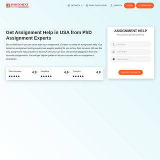 Assignment Help in USA from best Assignment Helpers
