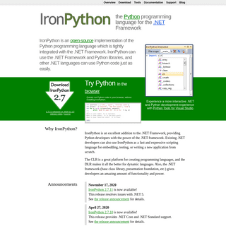 A complete backup of ironpython.net