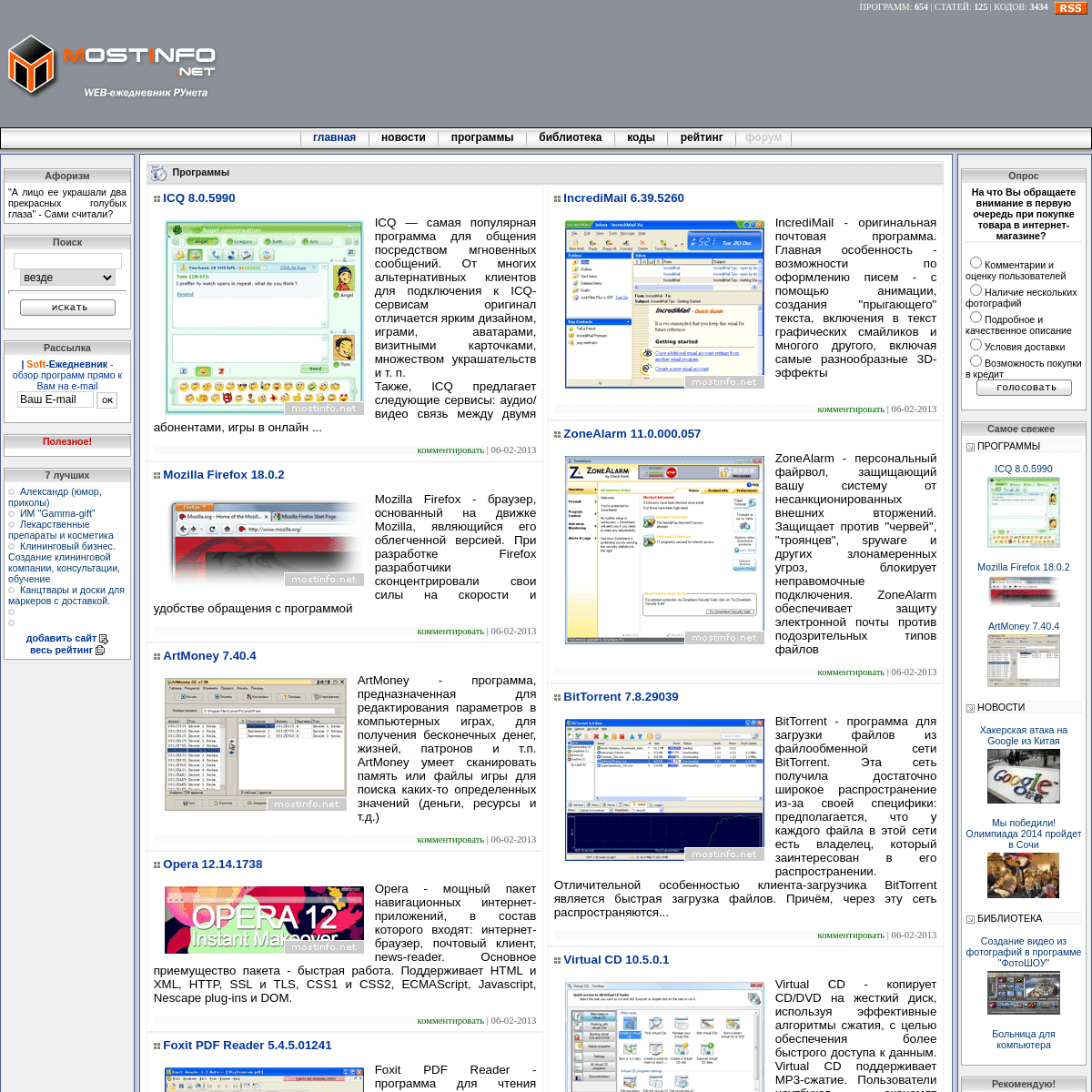 A complete backup of mostinfo.net