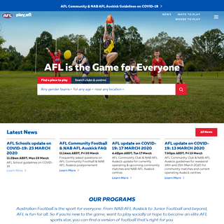 A complete backup of play.afl