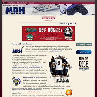 Home - MyRechHockey.com