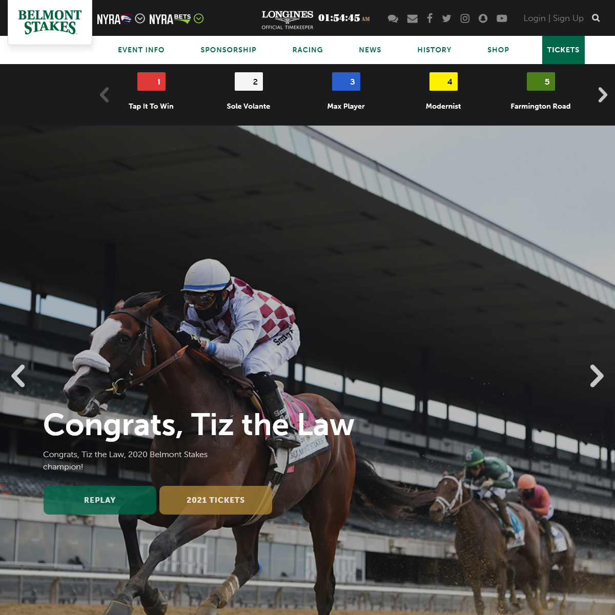 A complete backup of belmontstakes.com