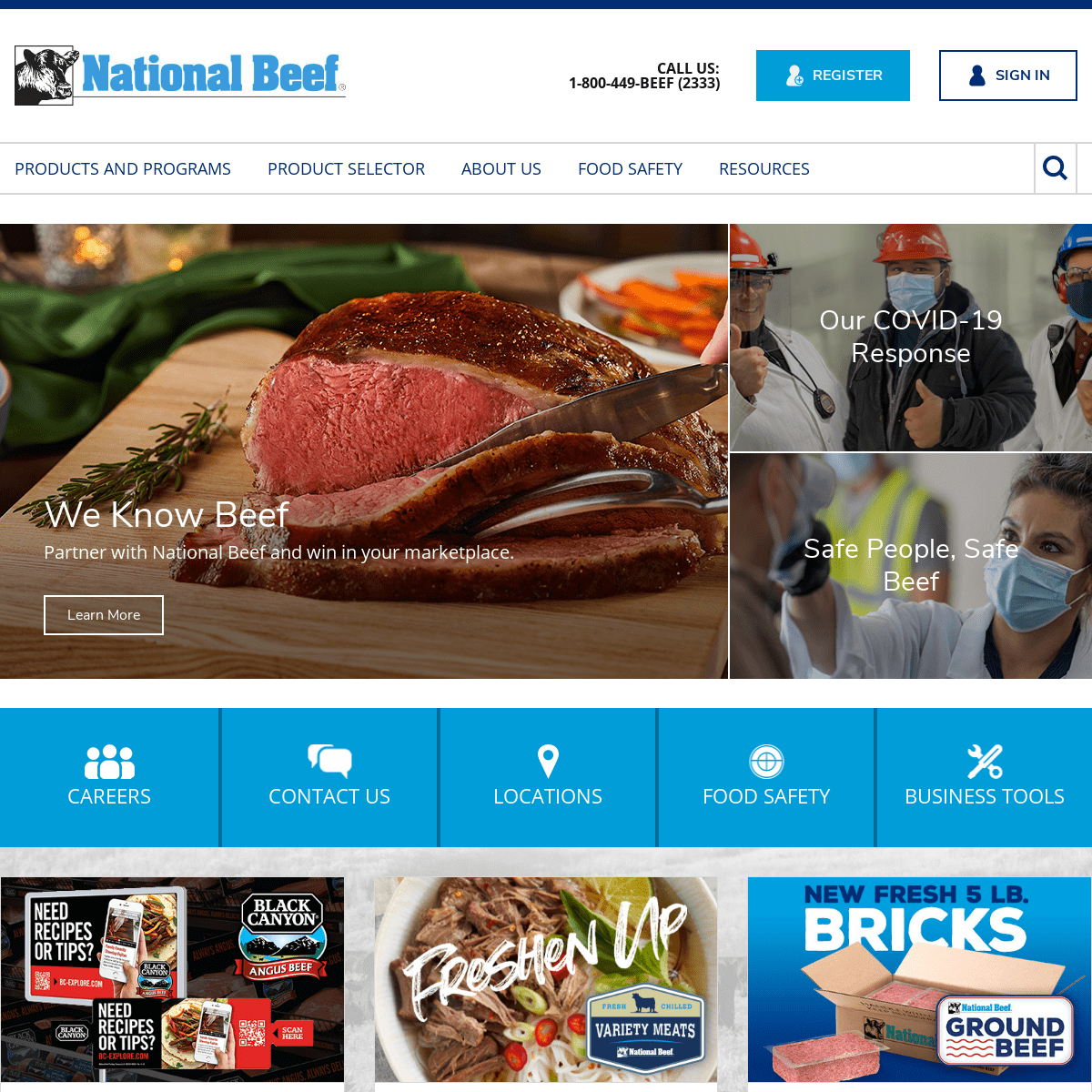 A complete backup of nationalbeef.com