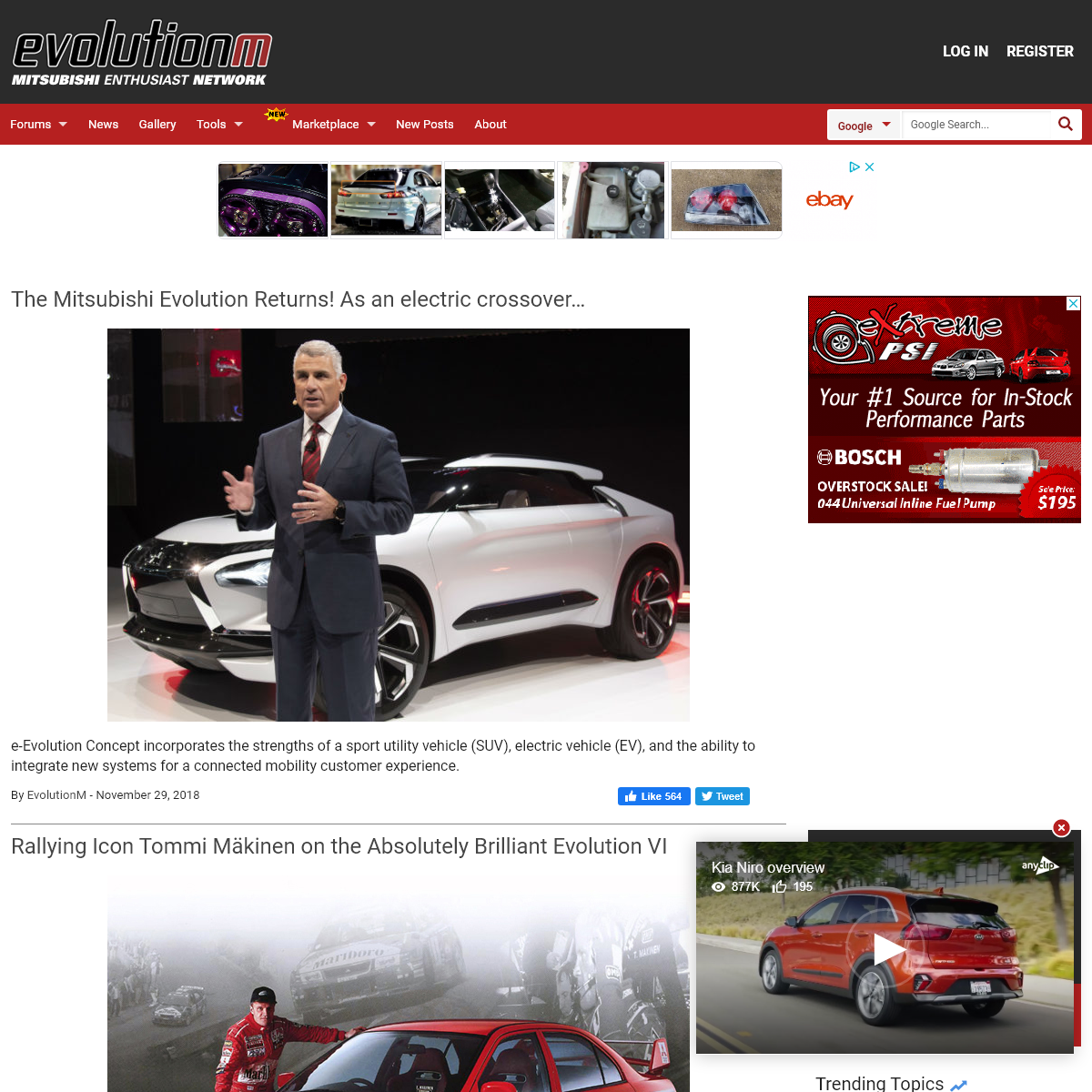 EvolutionM.net - Mitsubishi Lancer Evolution - Reviews, News, Parts, Owners