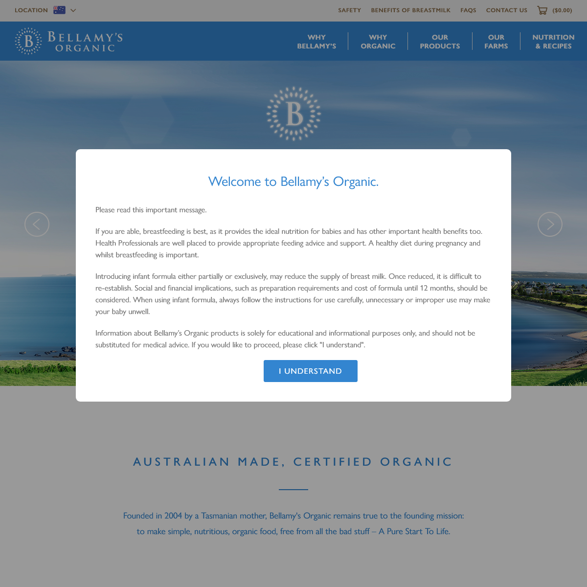 A complete backup of bellamysorganic.com.au