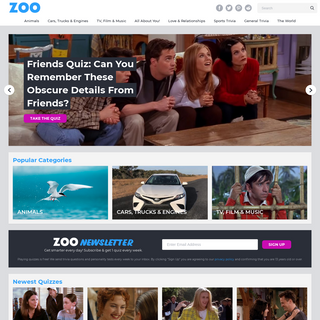 Quizzes and Trivia - Zoo
