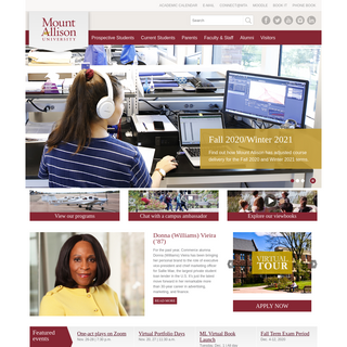 Mount Allison University - Homepage
