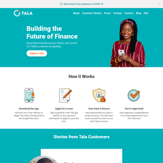 A complete backup of tala.co