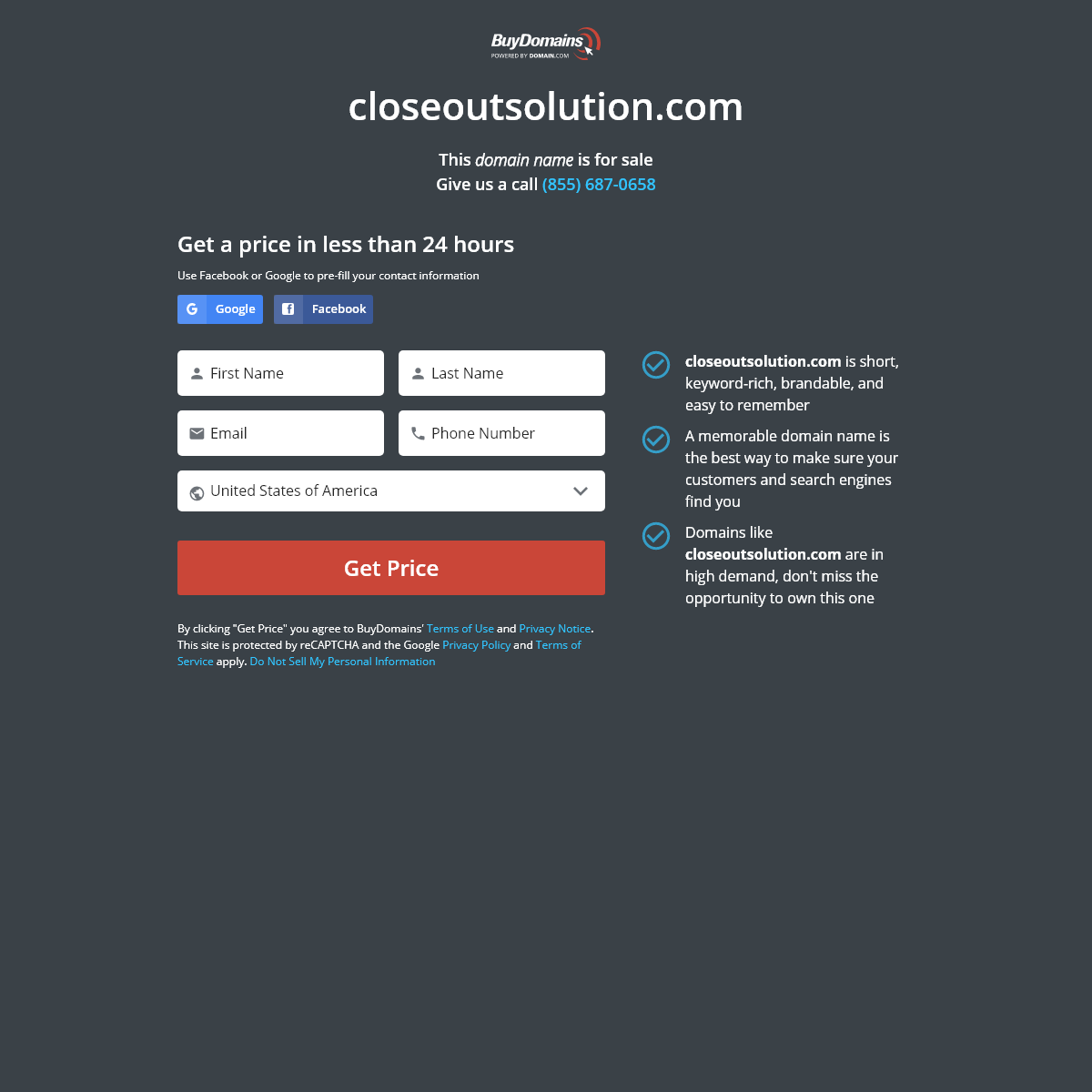 A complete backup of closeoutsolution.com