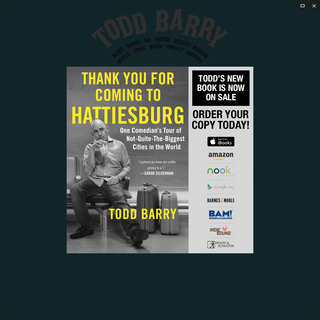 A complete backup of toddbarry.com