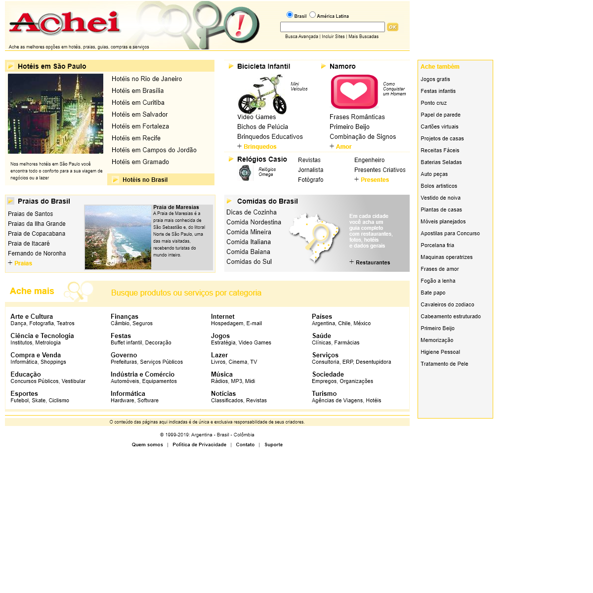 A complete backup of achei.com.br