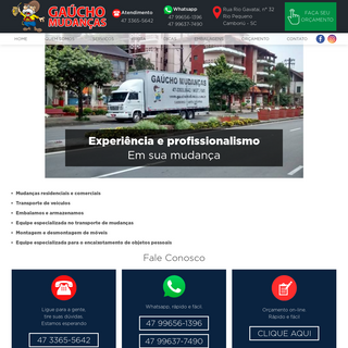 A complete backup of gauchomudancas.com.br
