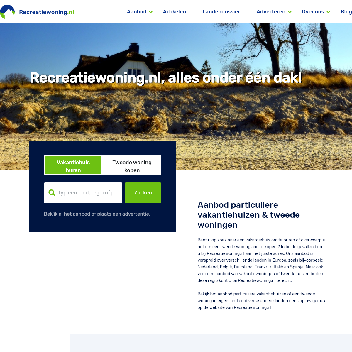 A complete backup of recreatiewoning.nl