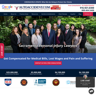 Sacramento Personal Injury Lawyer - AutoAccident.com