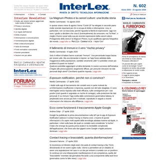 InterLex - Diritto Tecnologia Informazione - Un blog di Manlio Cammarata