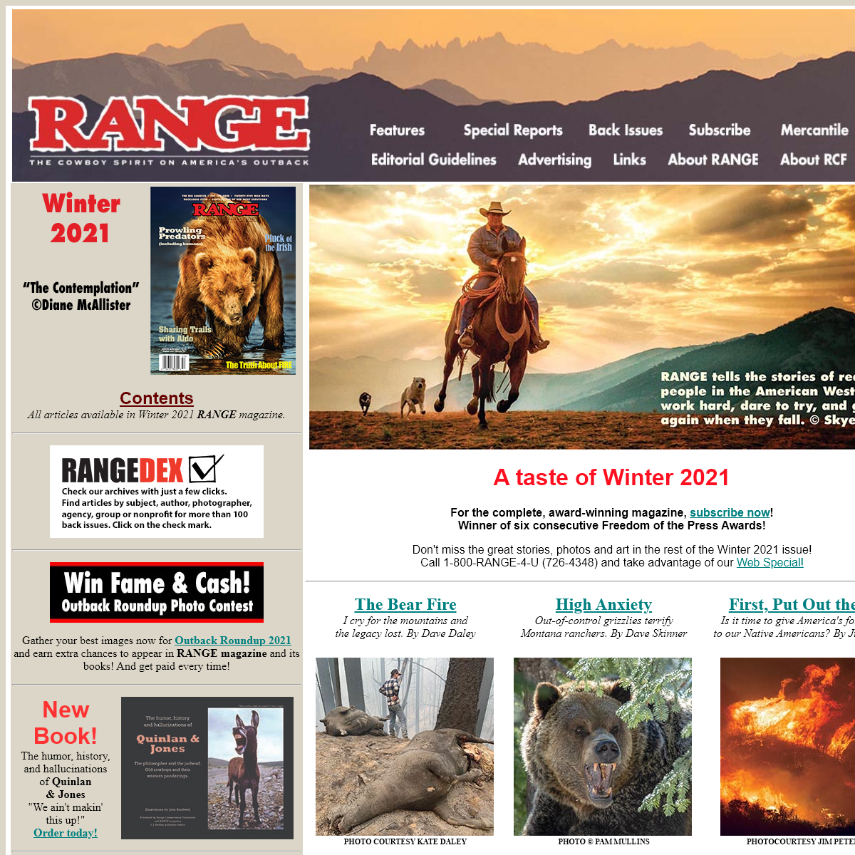 A complete backup of rangemagazine.com