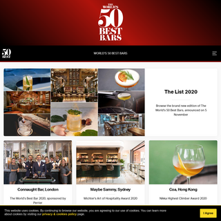 A complete backup of worlds50bestbars.com