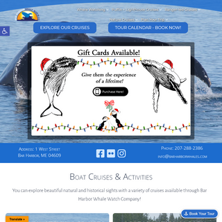 A complete backup of barharborwhales.com