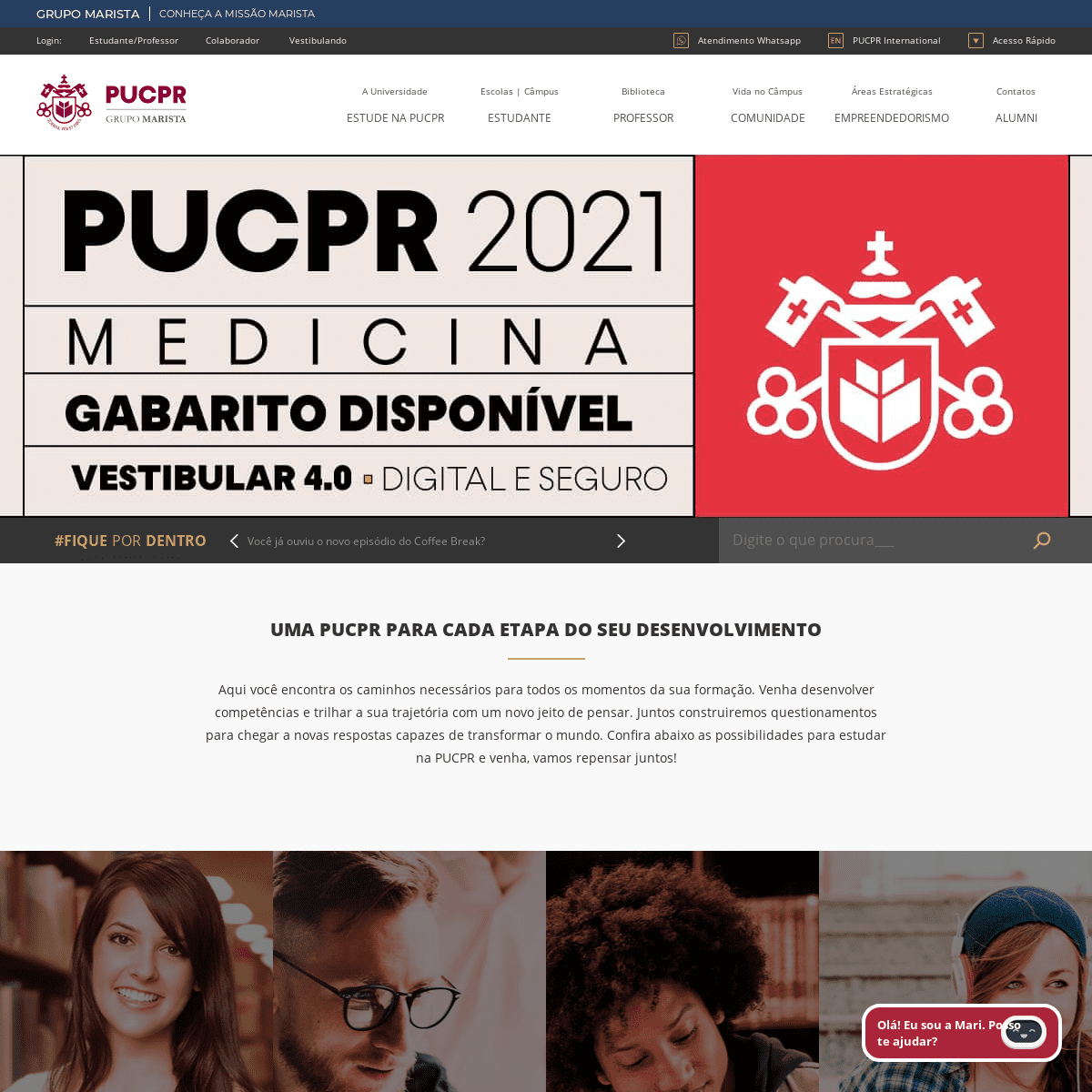 A complete backup of pucpr.br